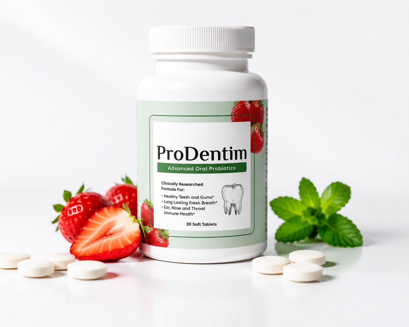 ProDentim oral probiotic supplement bottle
